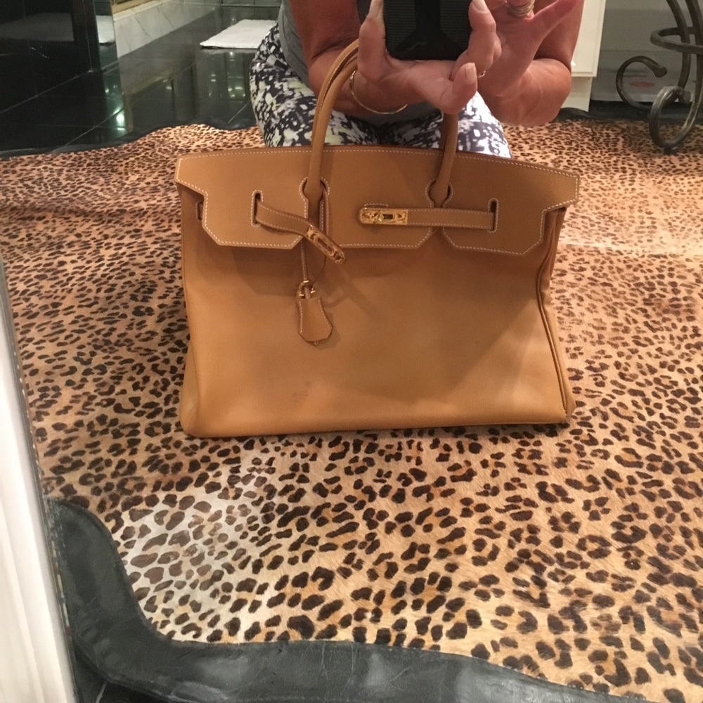 -  Handle bag Birkin style